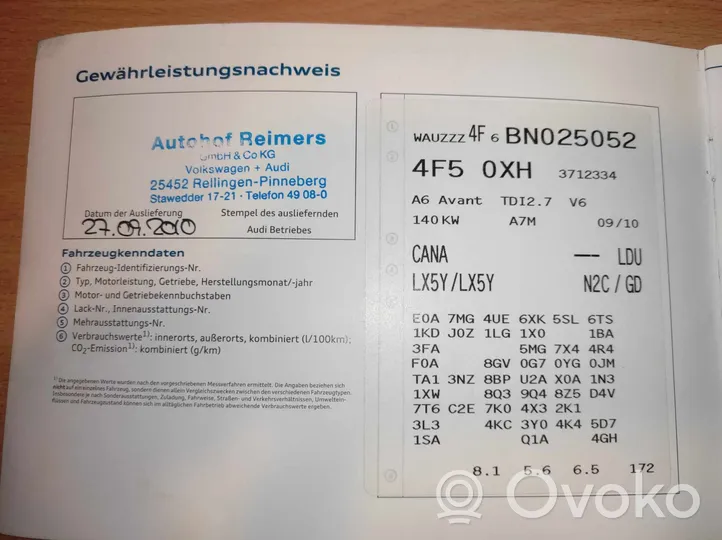 Audi A6 S6 C6 4F Motor CANA