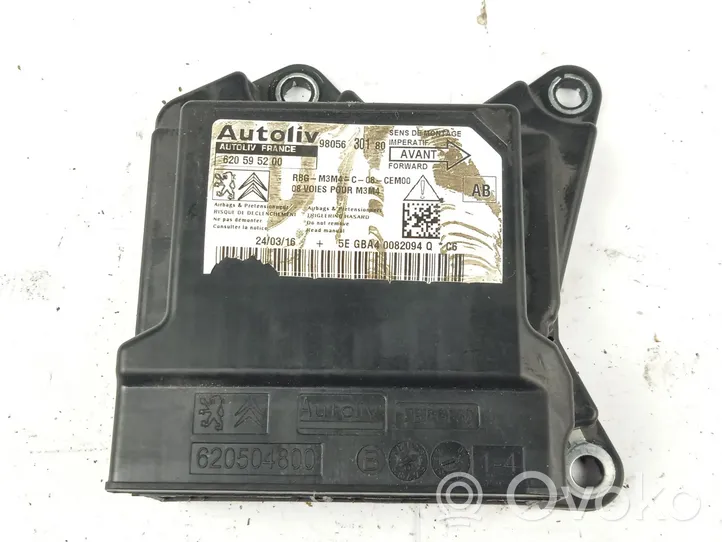 Citroen C-Elysée Module de contrôle airbag 9805630180