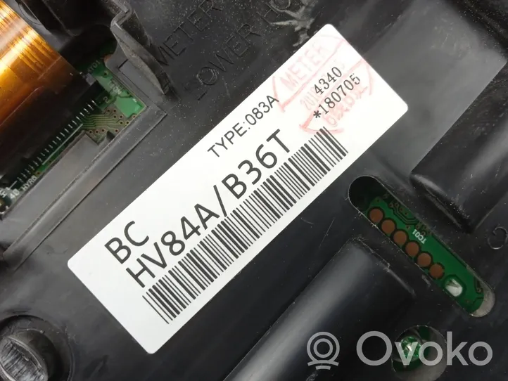 Nissan Qashqai Spidometrs (instrumentu panelī) 24810HV84A