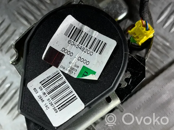 Volvo C70 Pas bezpieczeństwa fotela przedniego 604548200