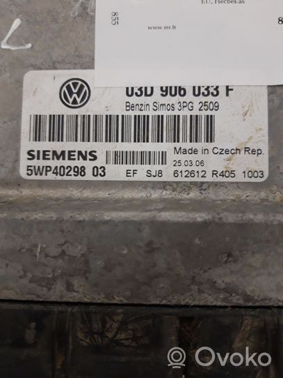 Volkswagen Polo Sterownik / Moduł ECU 03D906033F