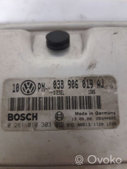 Volkswagen PASSAT B5.5 Sterownik / Moduł ECU 038906019AJ