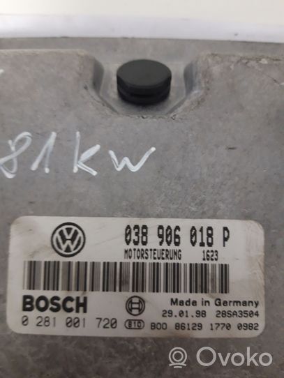 Volkswagen PASSAT B5.5 Variklio valdymo blokas 038906018P
