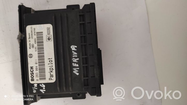 Opel Meriva A Parking PDC control unit/module 0263004011