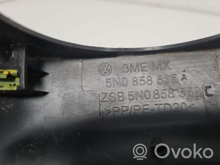 Volkswagen Golf VI Ohjauspyörän verhoilu 5N0858565A