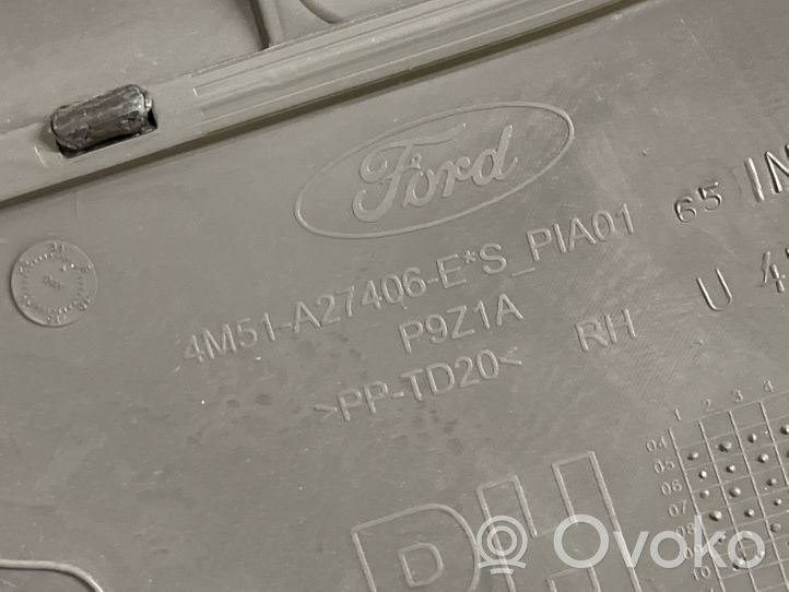 Ford Focus Rear door card panel trim 4M51A27406E
