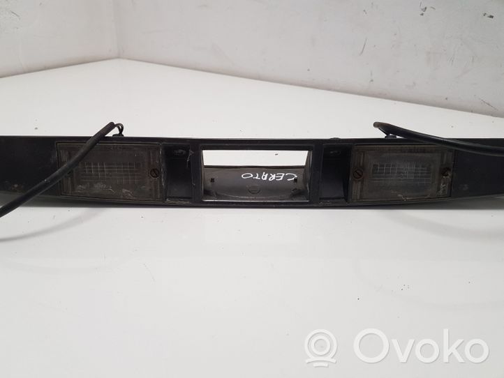 KIA Cerato Trunk door license plate light bar 