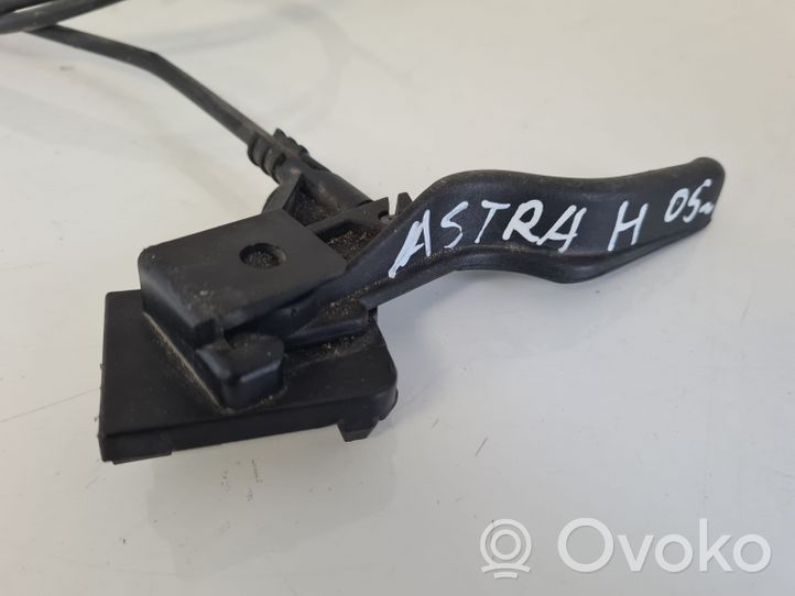 Opel Astra H Konepellin lukituksen vapautuskahva 218186591