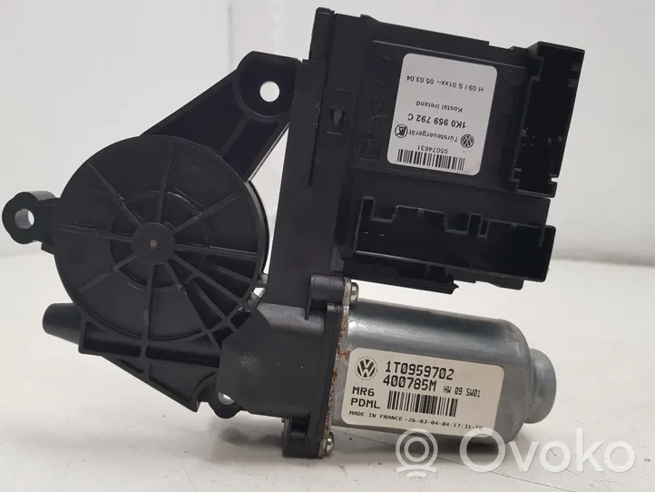 Volkswagen Touran I Moteur de lève-vitre de porte avant 1T0959702