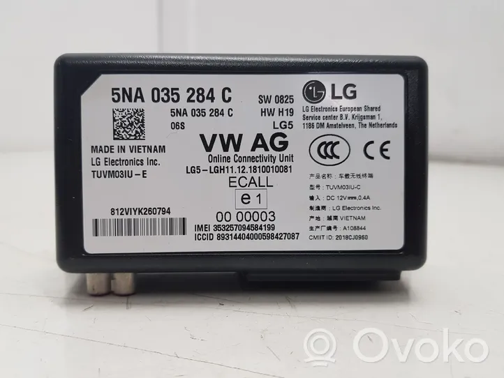 Skoda Kodiaq Module unité de contrôle Bluetooth 5NA035284C