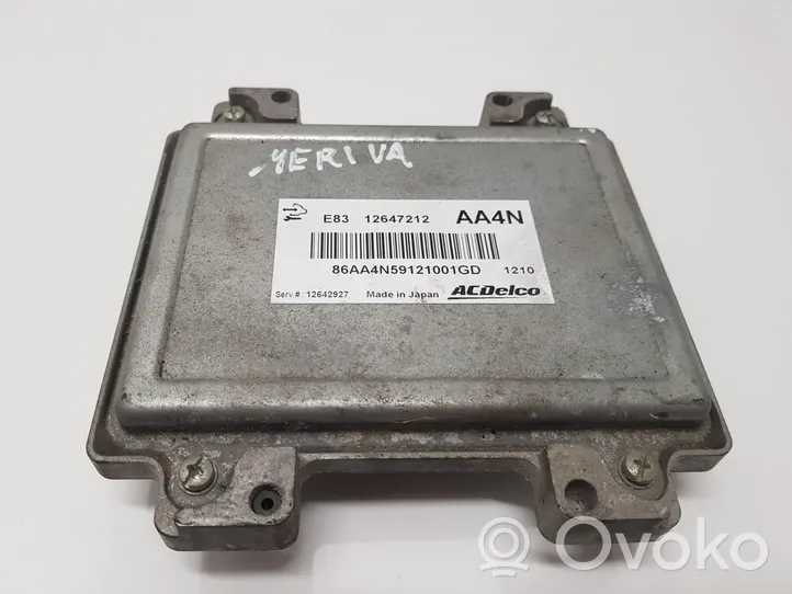 Opel Meriva B Sterownik / Moduł ECU 12647212