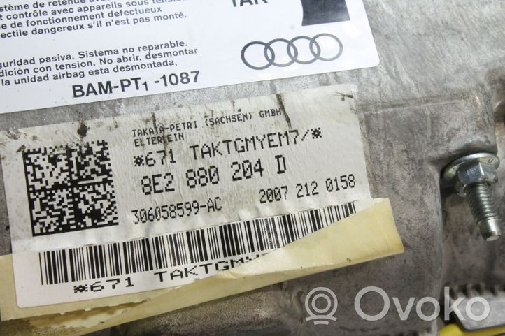Audi A4 S4 B7 8E 8H Airbag de passager 8E2880204D