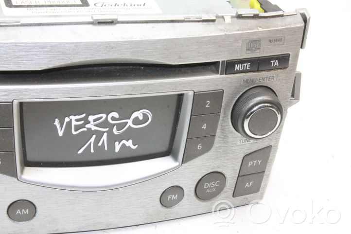 Toyota Verso Unité principale radio / CD / DVD / GPS 861200F080