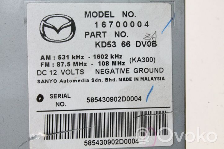 Mazda CX-5 Ekranas/ displėjus/ ekraniukas KD5366DV0B