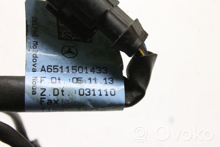 Mercedes-Benz A W176 Fils de bougie préchauffage A6511501433