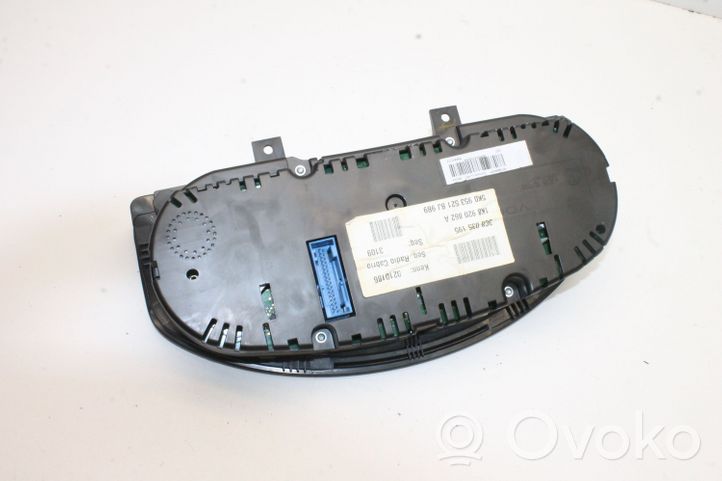 Volkswagen Scirocco Komputer / Sterownik ECU i komplet kluczy 0281016409