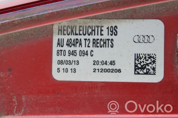 Audi A5 8T 8F Lampy tylnej klapy bagażnika 8T0945094C