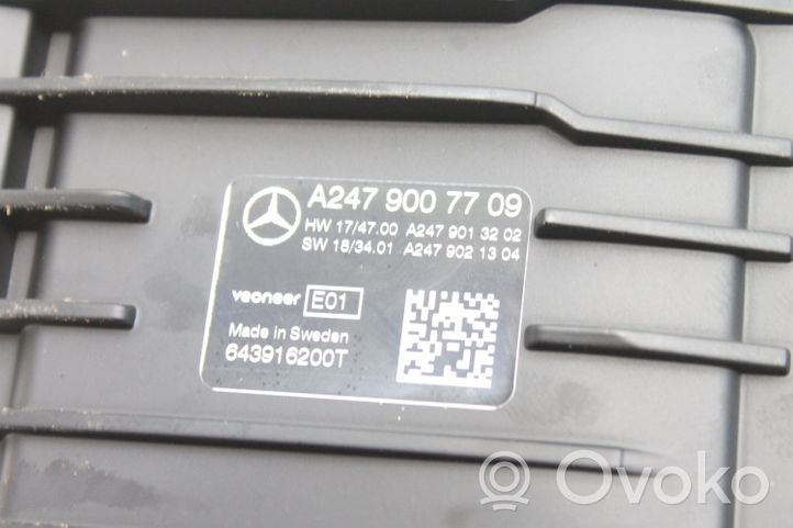 Mercedes-Benz CLA C118 X118 Caméra de pare-chocs avant A2479007709