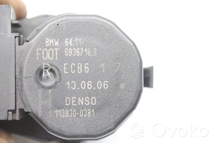 BMW Z4 E85 E86 Двигатель задвижки потока воздуха 6936716