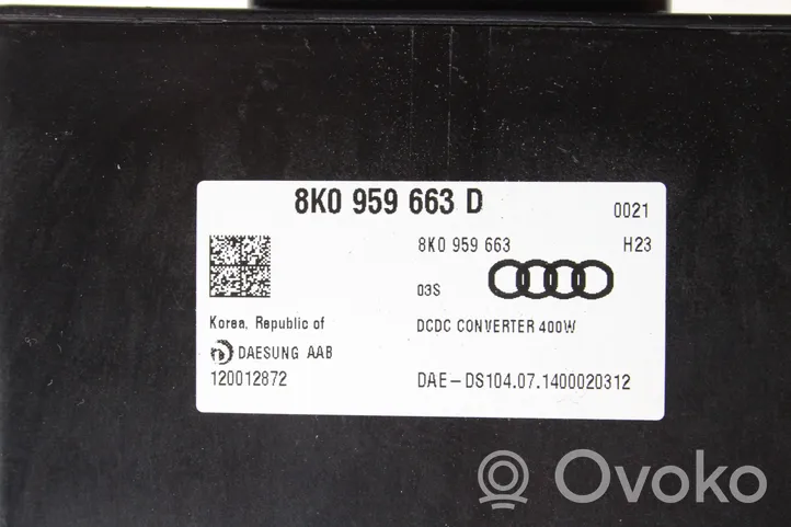 Audi A6 S6 C7 4G Relè monitoraggio corrente 8K0959663D