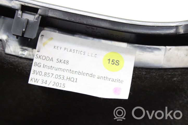 Skoda Superb B8 (3V) Rivestimento del piantone del volante 3V0857053