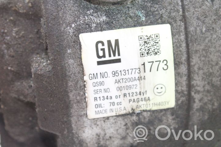 Opel Mokka X Gaisa kondicioniera kompresors (sūknis) 95131773