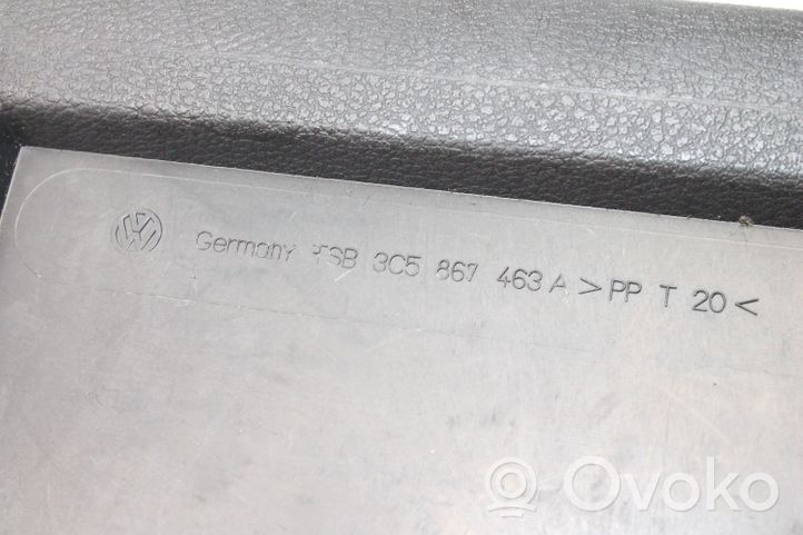Volkswagen PASSAT B7 Garniture latérale de console centrale arrière 3C5867463A