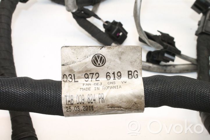 Volkswagen PASSAT B7 Wiązka przewodów silnika 03L972619BG