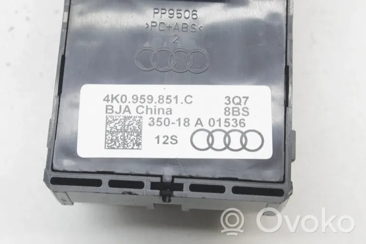 Audi A7 S7 4K8 Inne przełączniki i przyciski 4K0959851C