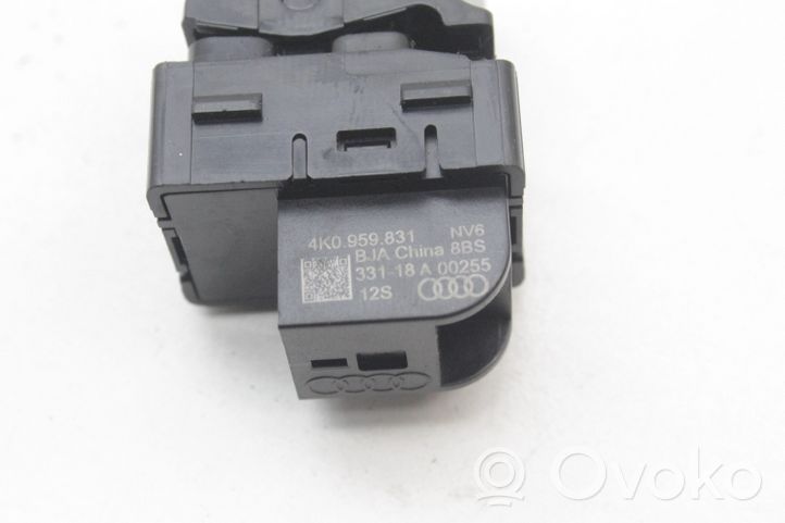 Audi A7 S7 4K8 Bouton interrupteur ouverture du coffre 4K0959831