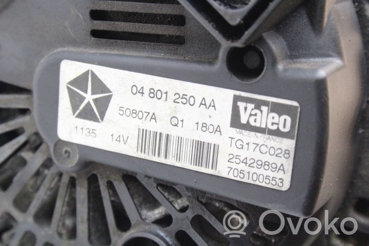 Jeep Grand Cherokee (WK) Generatore/alternatore 04801250AA