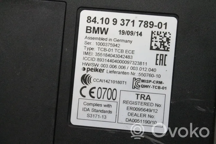 BMW 4 F32 F33 Moduł / Sterownik Bluetooth 9371789