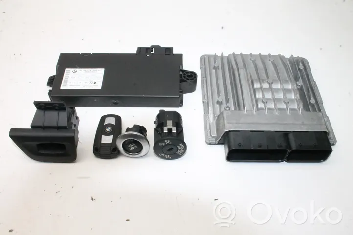 BMW 1 E82 E88 Juego de cerradura y set ECU del motor 9147226