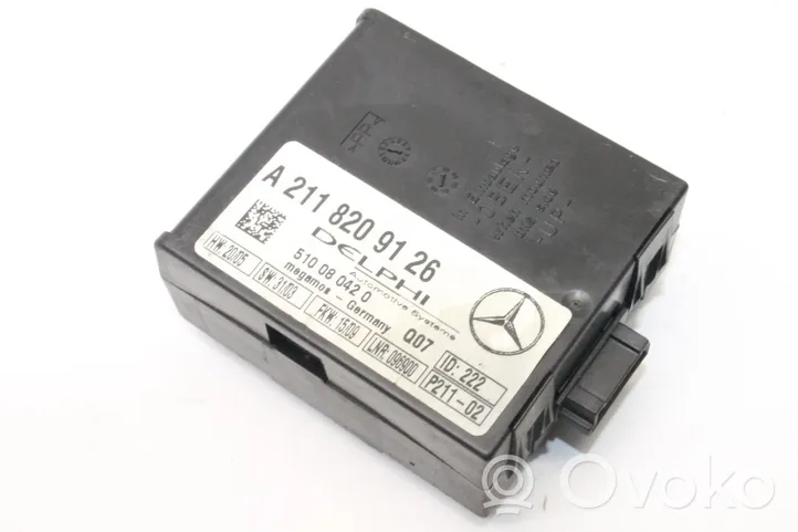 Mercedes-Benz CLC CL203 Alarm control unit/module A2118209126