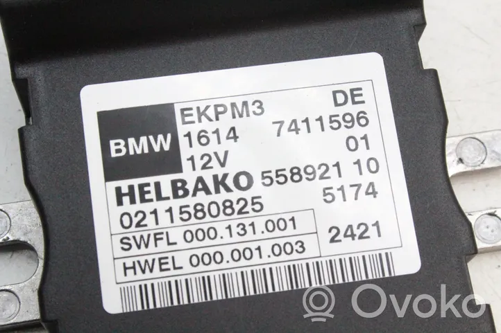 BMW 6 F06 Gran coupe Polttoaineen ruiskutuspumpun ohjainlaite/moduuli 7411596