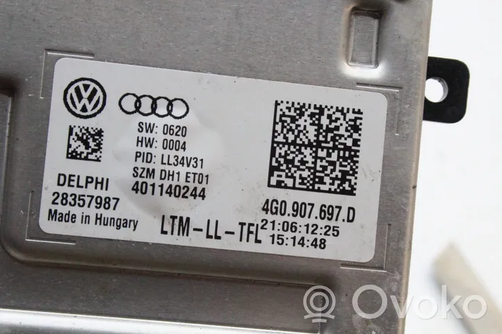 Audi A5 8T 8F Moduł poziomowanie świateł Xenon 4G0907697D