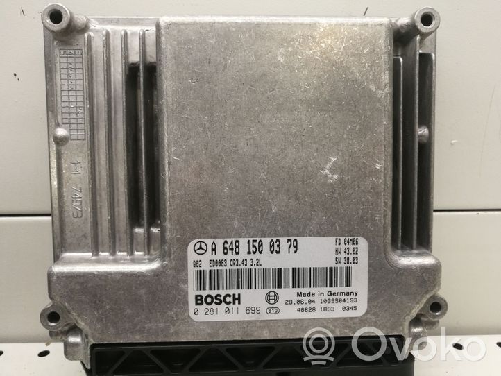 Mercedes-Benz S W221 Komputer / Sterownik ECU i komplet kluczy A6421509877