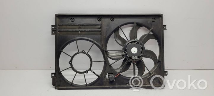 Volkswagen Jetta VI Radiator cooling fan shroud 1KM121205