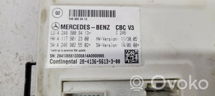 Mercedes-Benz B W246 W242 Modulo comfort/convenienza A2469009413