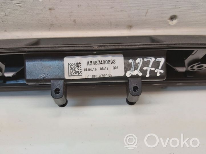 Mercedes-Benz B W246 W242 Barra luminosa targa del portellone del bagagliaio A2467400893