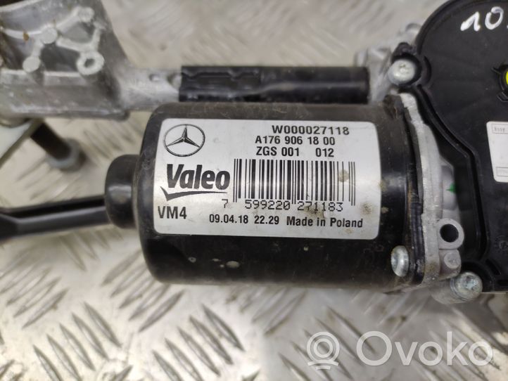 Mercedes-Benz A W176 Mechanizm i silniczek wycieraczek szyby przedniej / czołowej A1769061800