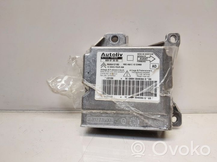 Citroen C3 Picasso Sterownik / Moduł Airbag 9666412180