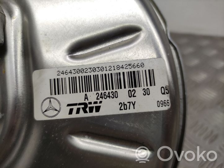 Mercedes-Benz B W246 W242 Bremžu vakuuma pastiprinātājs A2464300230