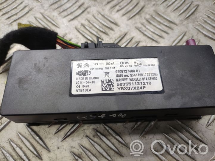 Citroen C4 Grand Picasso Module unité de contrôle d'antenne 9805727480