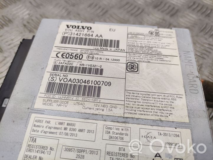 Volvo S80 Panel / Radioodtwarzacz CD/DVD/GPS 31421664AA