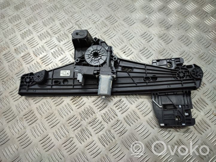 Peugeot 2008 II Rear door window regulator with motor 9830002480