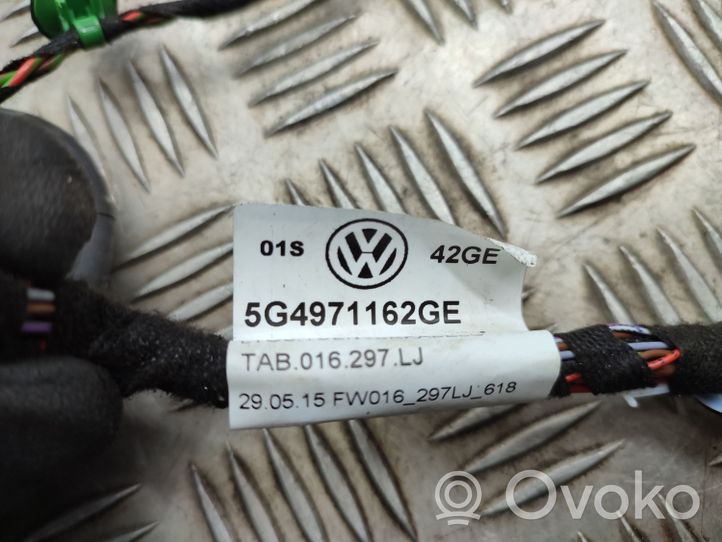 Volkswagen Golf VII Wiązka przewodów drzwi przednich 5G4971162GE