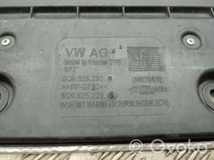 Volkswagen Golf Sportsvan Plaque, cache de protection de boîte de vitesses 5Q0825230H