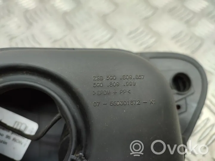 Volkswagen Golf VII Bouchon, volet de trappe de réservoir à carburant 5G0809857