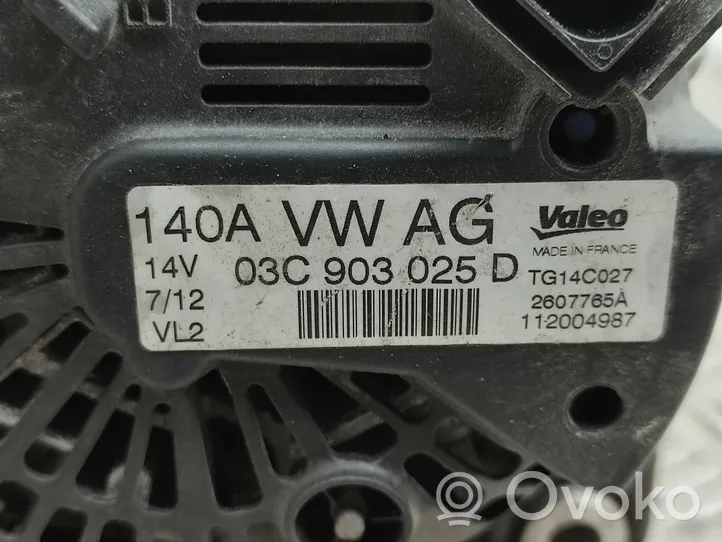 Volkswagen Tiguan Alternator 03C903025D